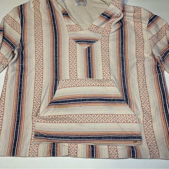 Pacific Republic Hoodie Women’s Medium Southwest Canvas Pullover Multicolor Boho - Picture 2 of 10